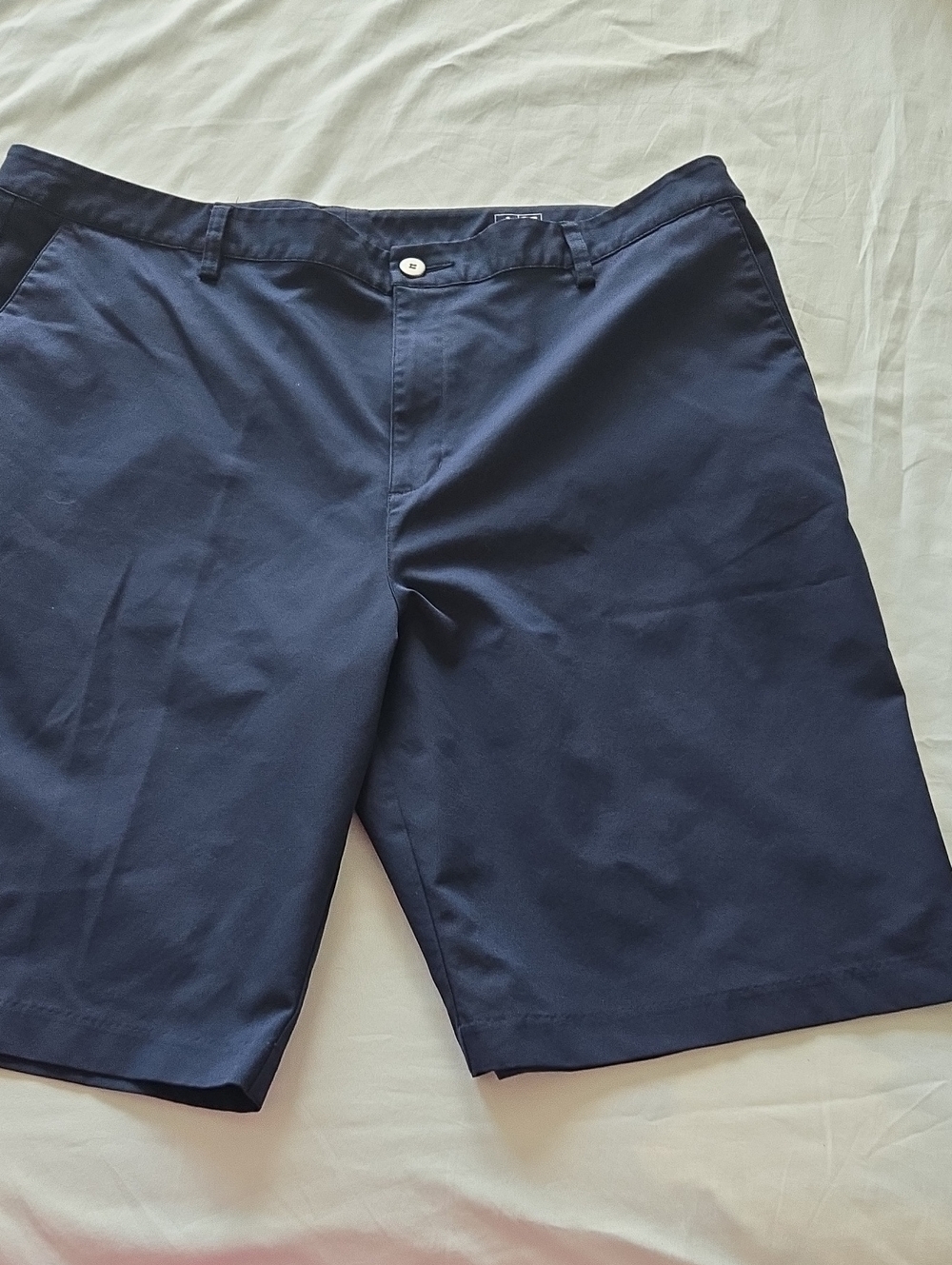 Men's Navy Performance Climalite Adidas Shorts 16BX0439